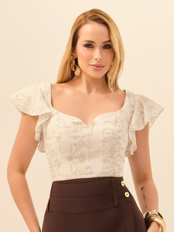 Croppcurve Babado Lourdes