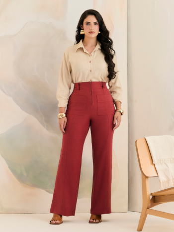 Blusa Camisaria New Xadrez