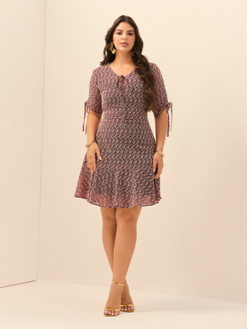 DressCurve Bordado Manga Túnel