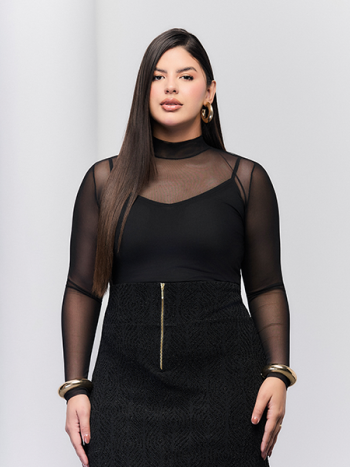 BLUSA TULE SEGUNDA PELE
