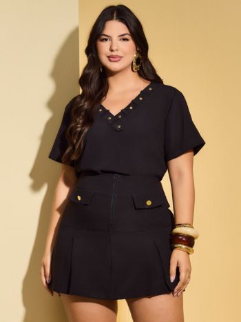 Blusa Tapeta Ilhós 