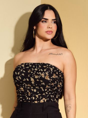 Croppcurve Tule Drapeado