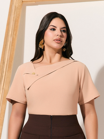 Blusa Pala Transpassada