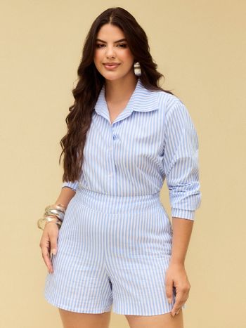 Conjunto Listras Fio Tinto