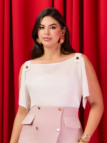 Blusa Raglan Botões